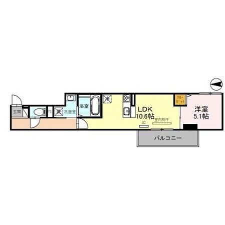 Ｄ－ｒｏｏｍ桂川の物件間取画像